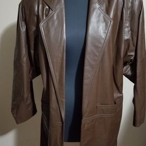 Leather Jacket Brown